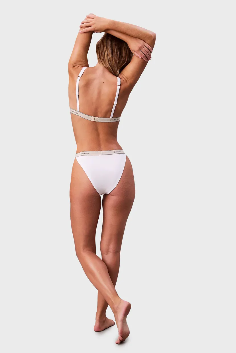 Женский белый бюстгальтер UNLINED TRIANGLE 3