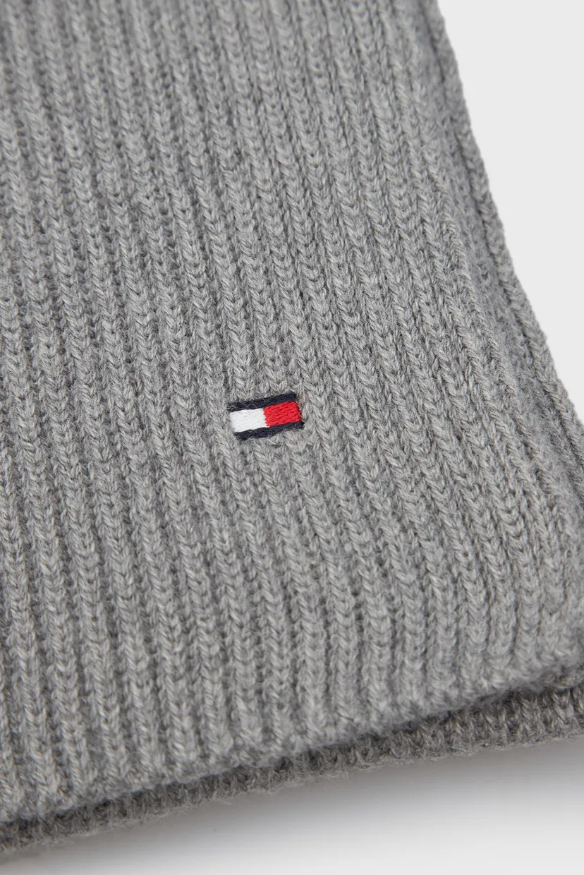 Мужской серый шарф ESSENTIAL FLAG 3