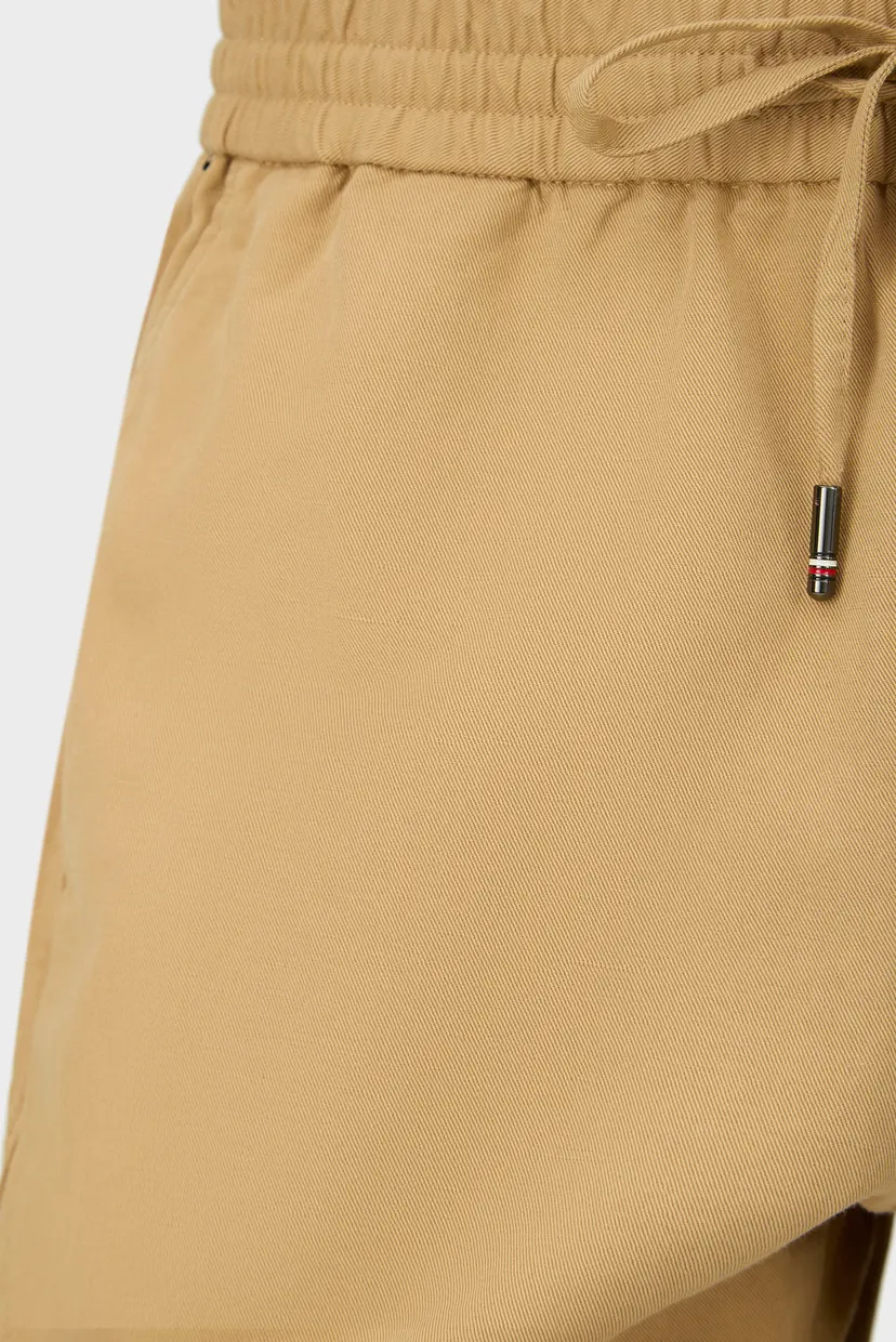 Мужские бежевые льняные брюки CHINO HARLEM PO DRWS CO LINEN 5
