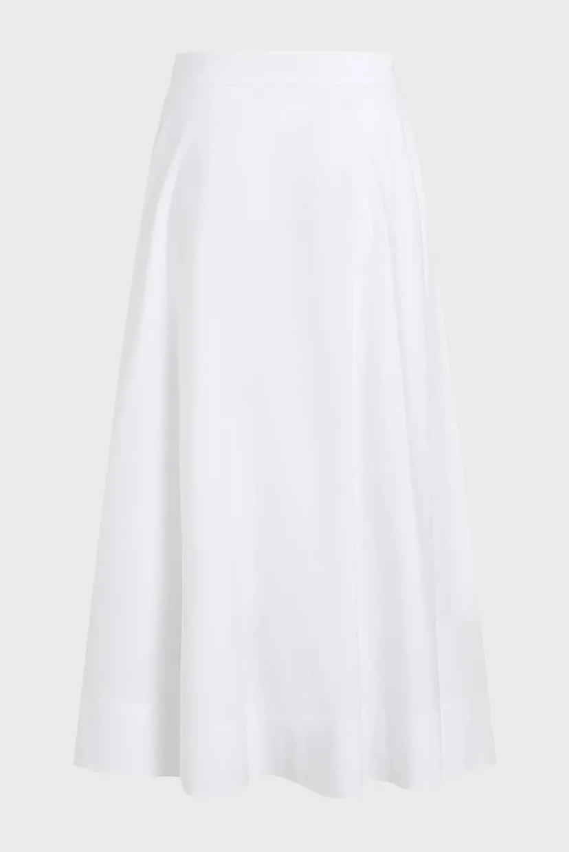 Жіноча біла спідниця POPLIN 6
