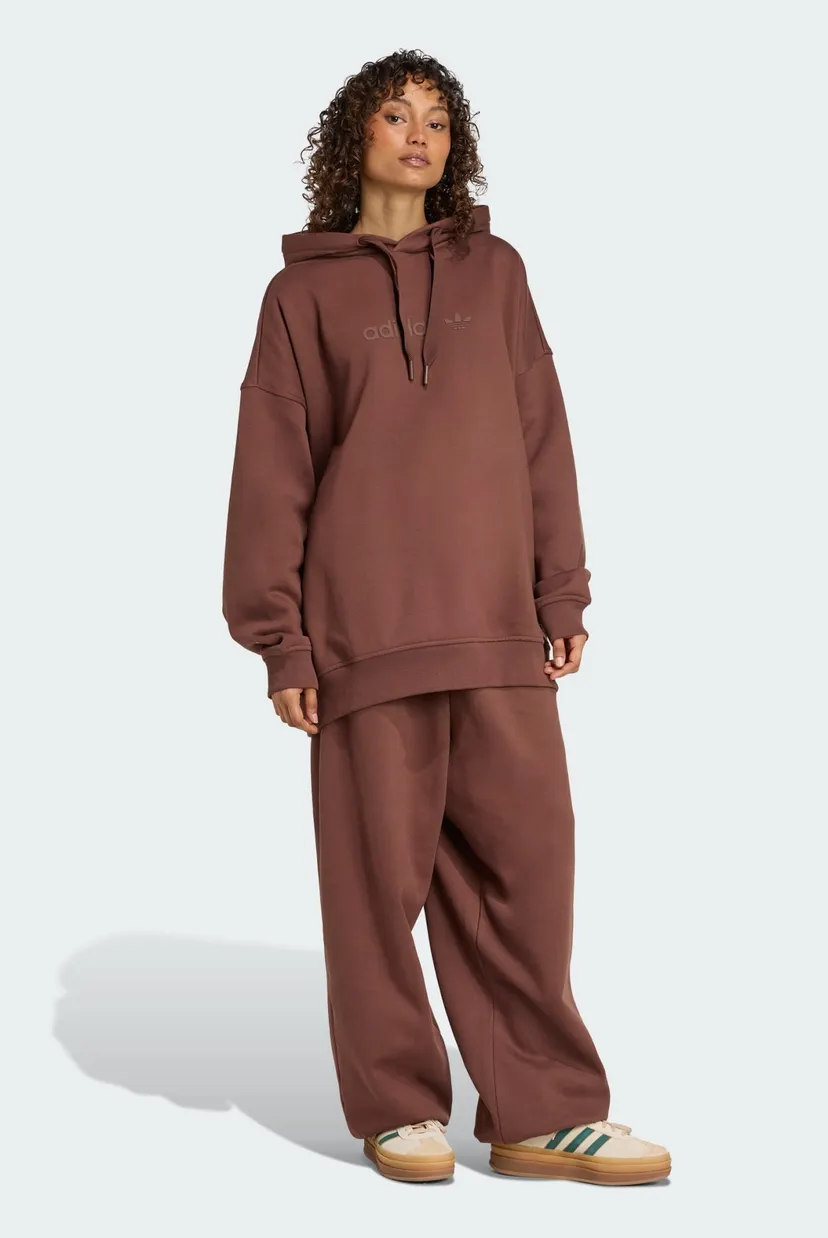 Жіночі коричневі спортивні штани Essentials Linear Oversized