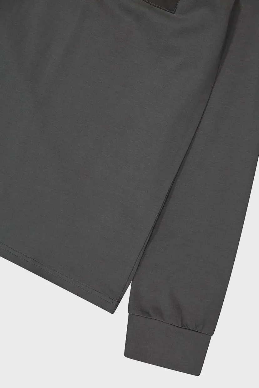 Чоловічий сірий лонгслів STRETCH JERSEY 6