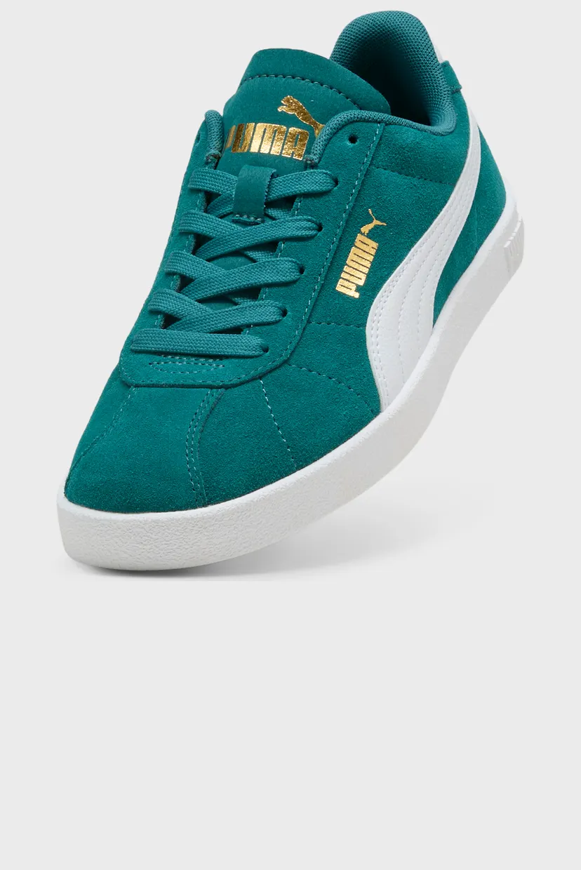 Детские бирюзовые замшевые сникерсы PUMA Club II Sneakers Youth 5