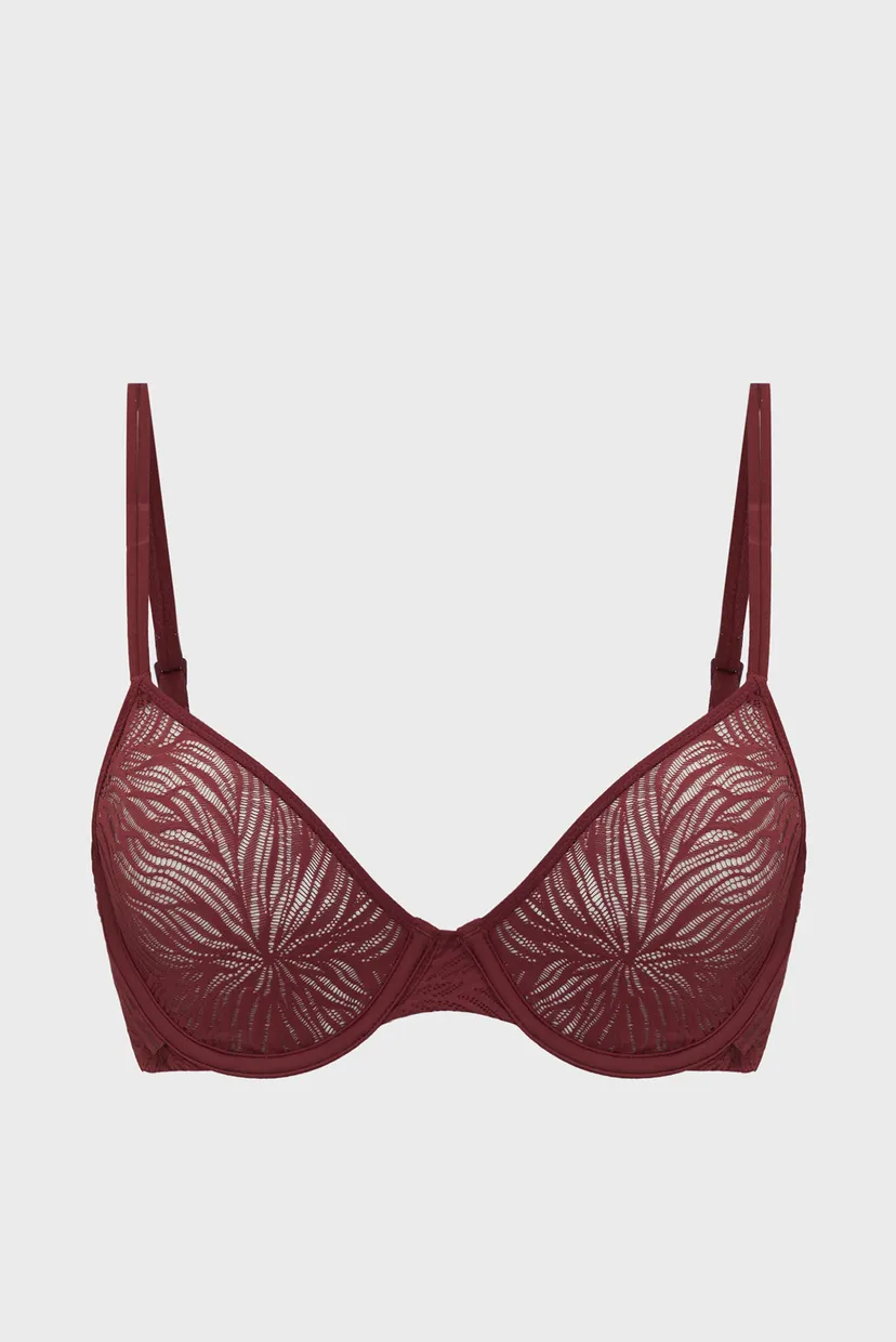 Женский красный бюстгальтер UNLINED DEMI 6
