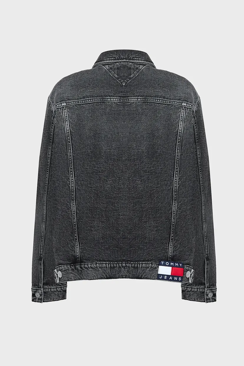 Чоловіча темно-сіра джинсова куртка ISAAC DENIM TRUCKER CH6187 6