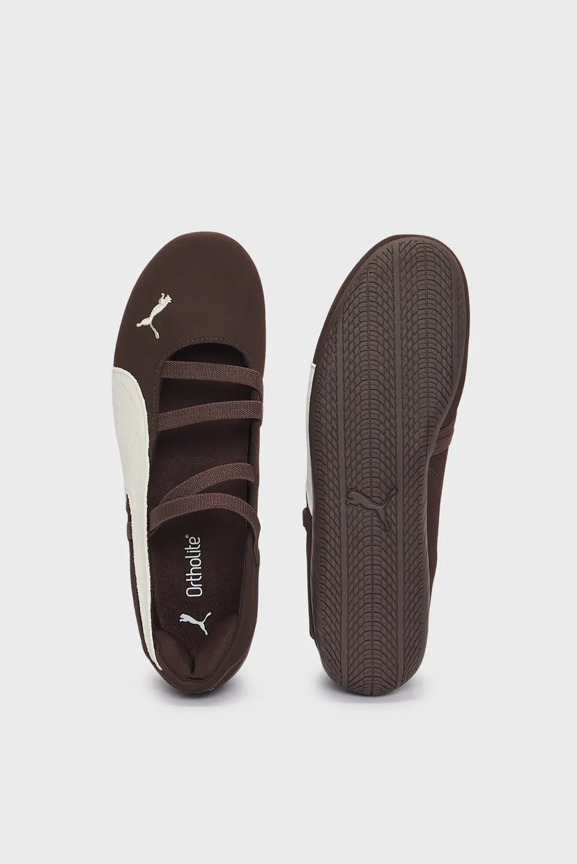 Жіночі коричневі замшеві балетки Speedcat Suede Cafe Ballet Sneakers Women 4