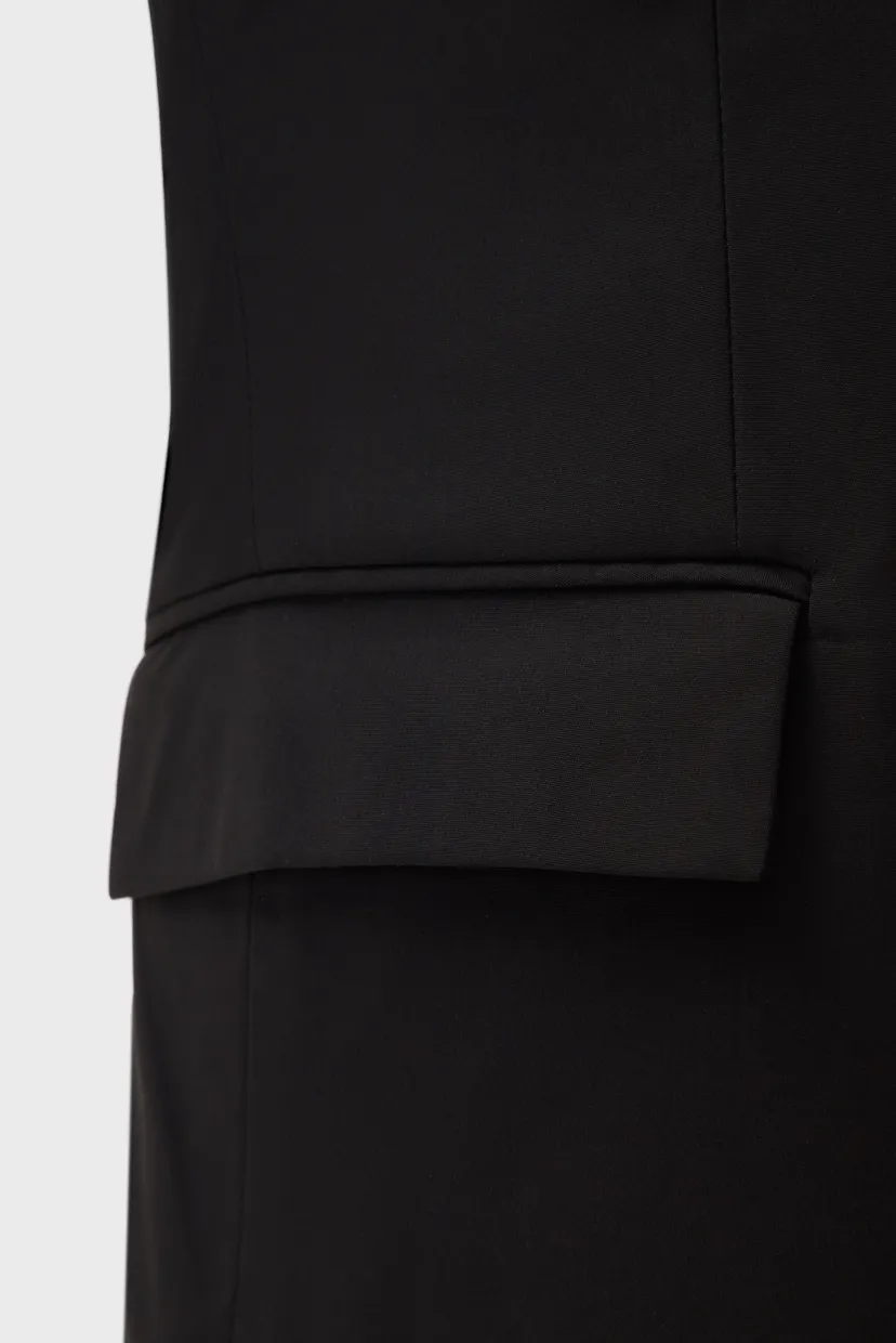 Чоловічий чорний піджак TECHNICAL COMFORT SLIM BLAZER 5