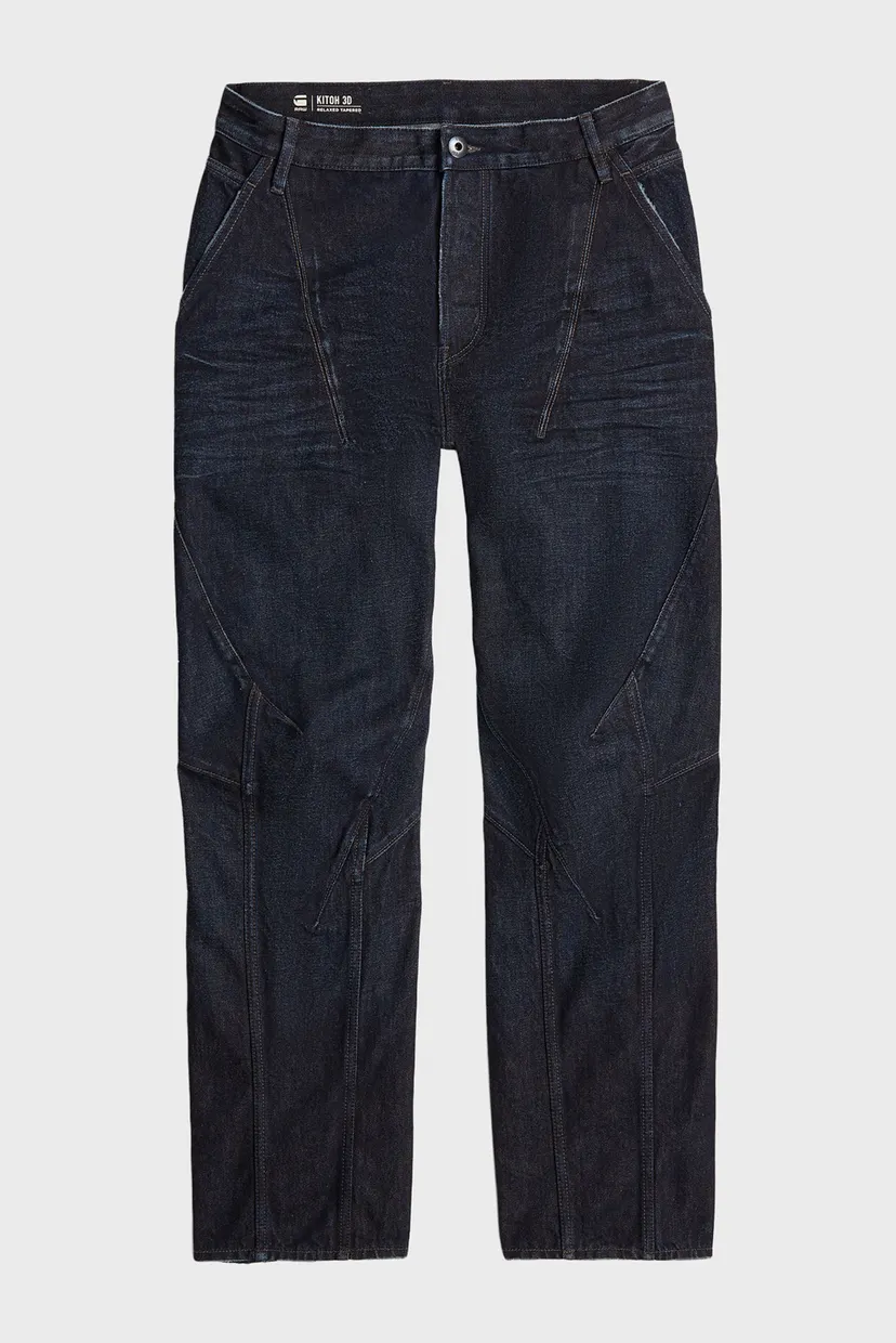 Чоловічі темно-сині джинси Kitoh 3D Relaxed Tapered 7