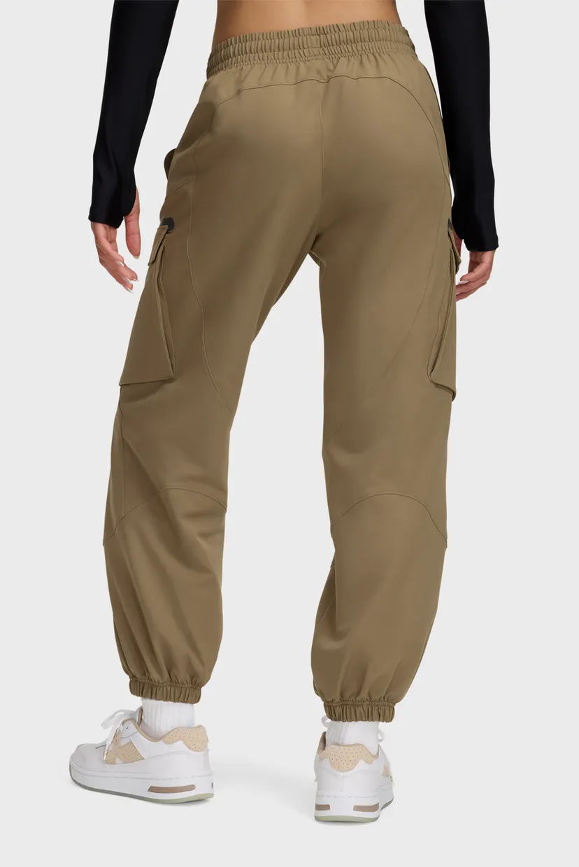 Жіночі оливкові спортивні штани UA Unstoppable Cargo Pants 3