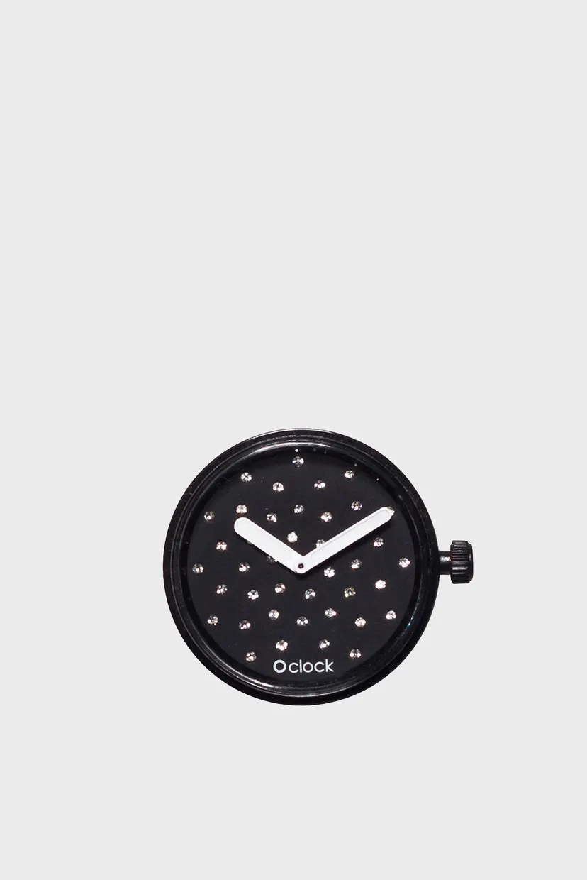 Женские черные часы O clock 3