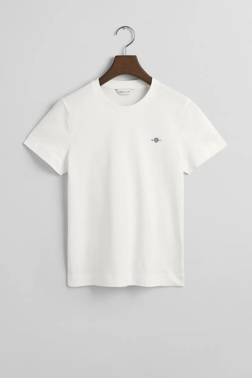 Женская белая футболка REG SHIELD SS T-SHIRT 5