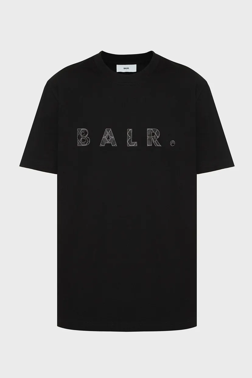 Чоловіча чорна футболка Monogram Embro Regular Fit T-Shirt 7