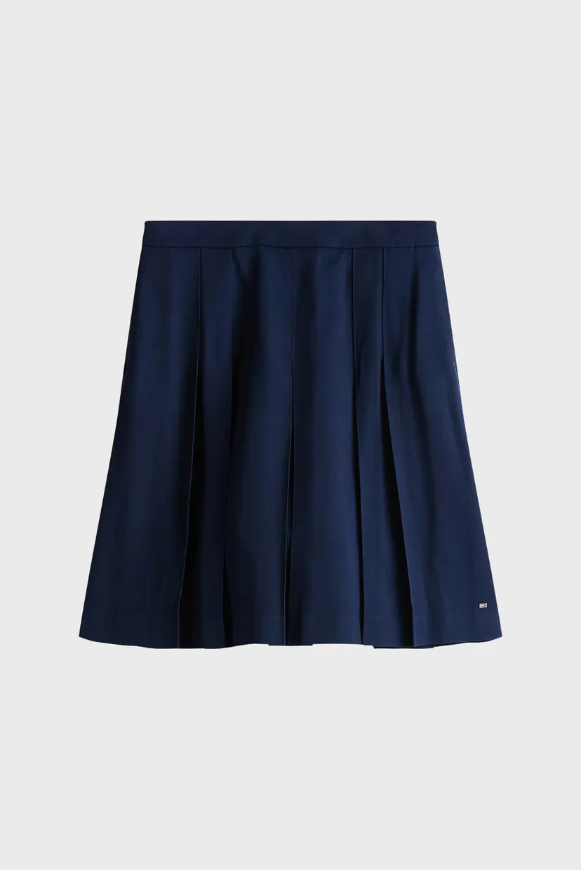 Жіноча темно-синя плісирована спідниця TWILL PLEATED 5
