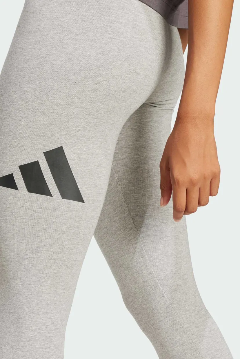 Женские серые тайтсы Essentials Big Logo Cotton 5