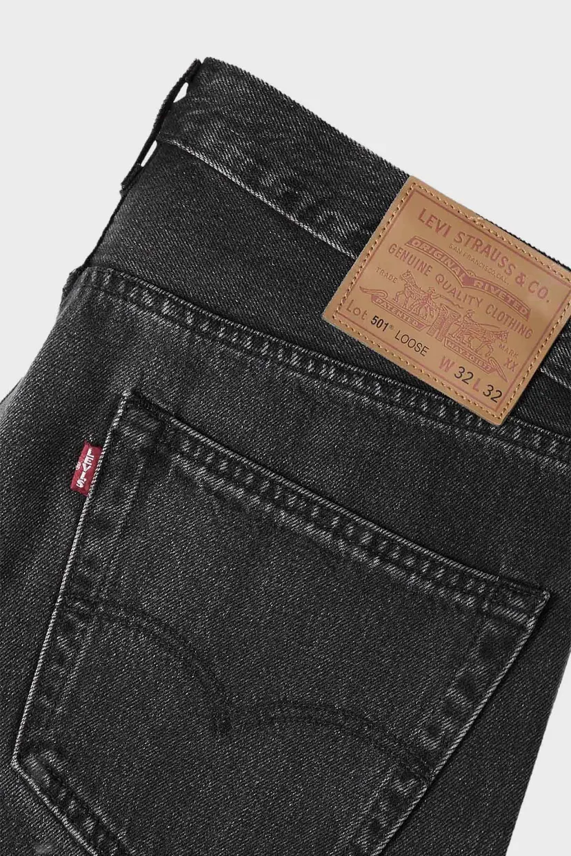 Мужские черные джинсы 501® Loose 5