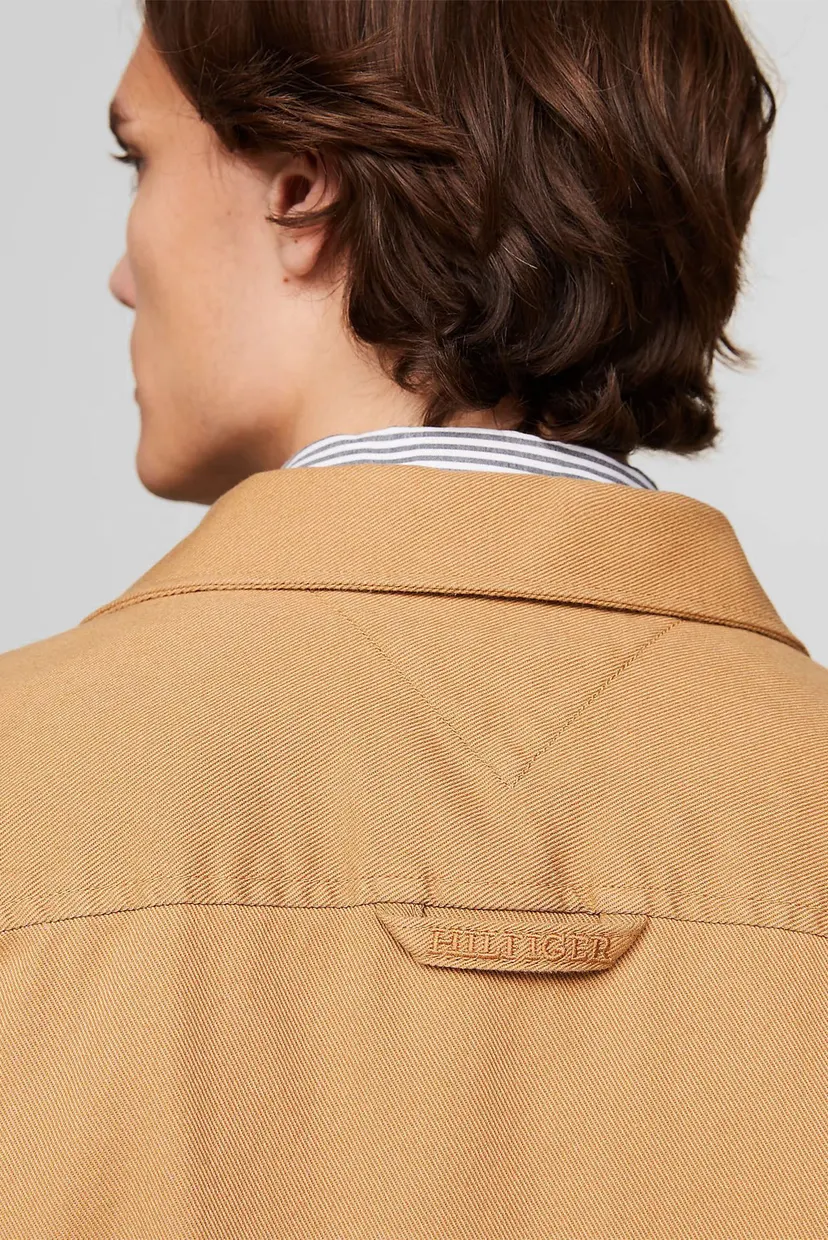 Чоловіча бежева сорочка TWILL JACKET 5