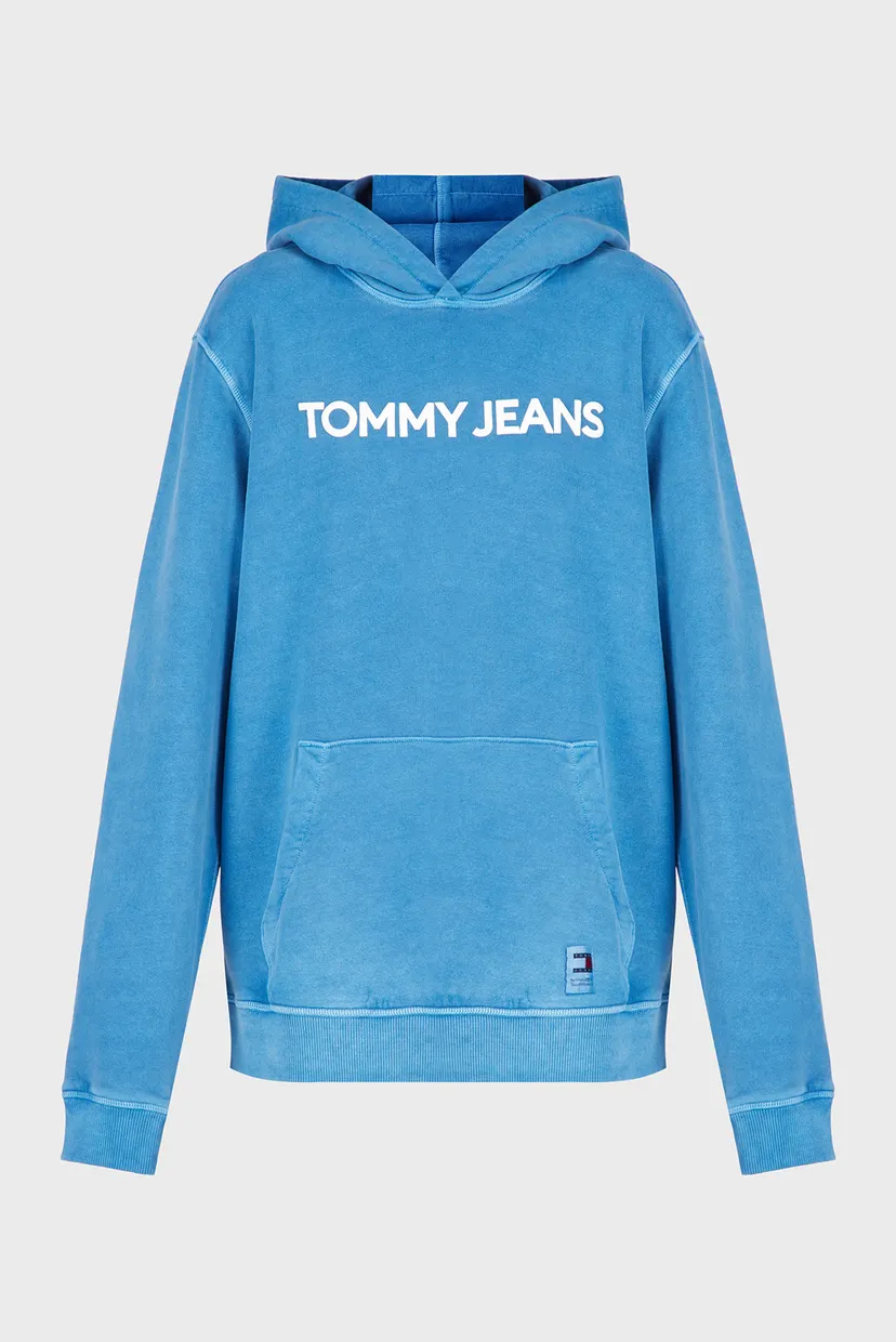 Мужское синее худи TJM REG NEW CLASSIC L HOODIE EXT 4