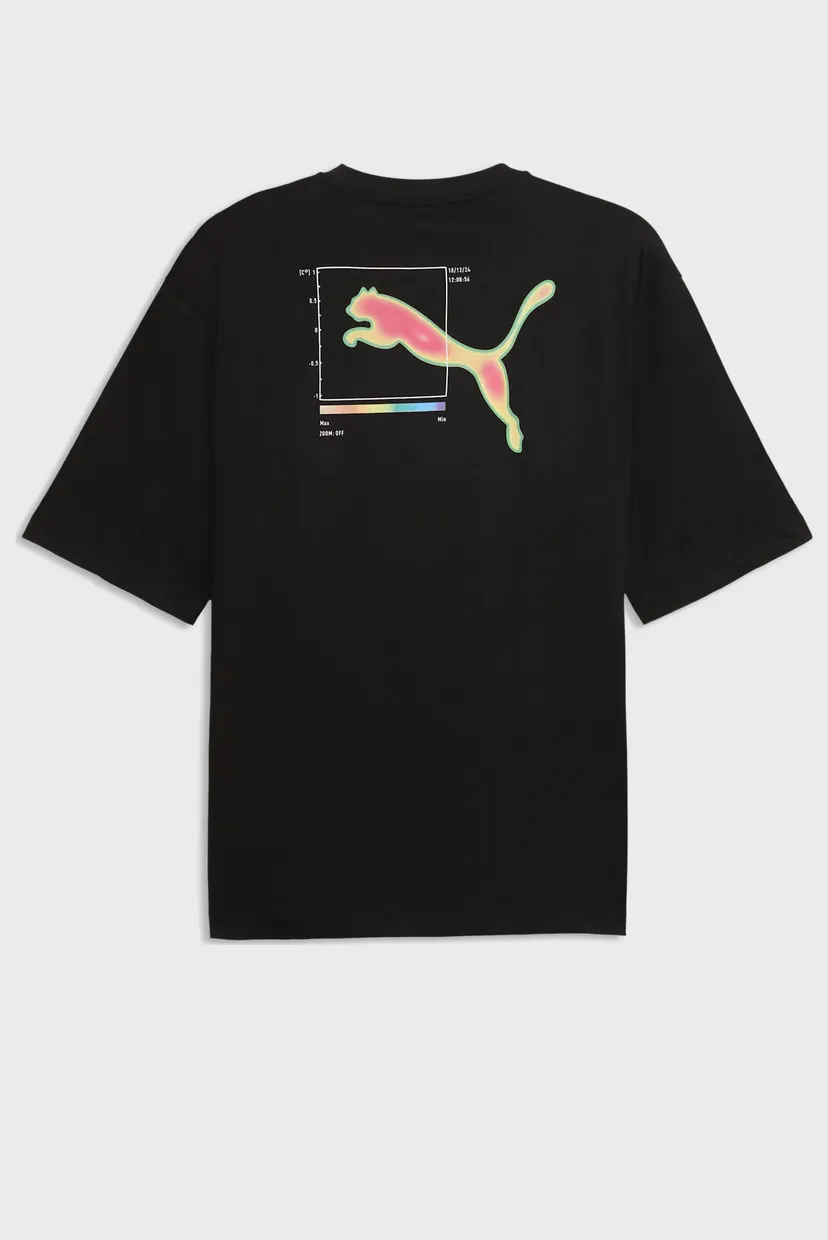 Мужская черная футболка Graphic Tee Men 5