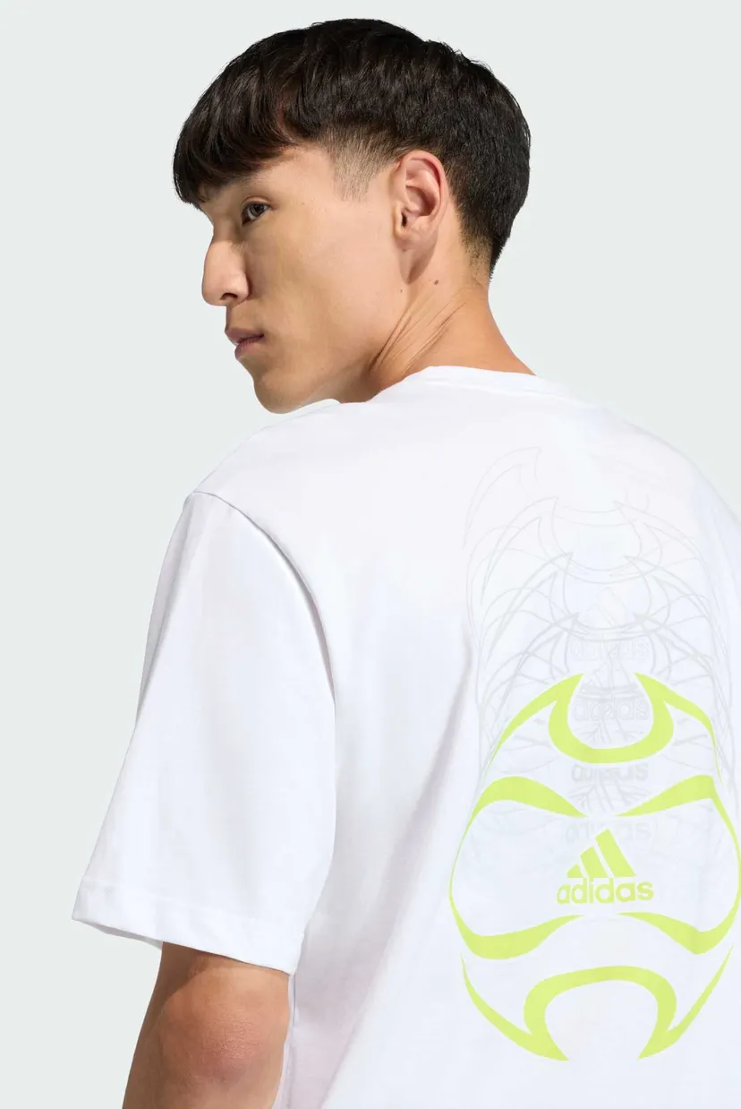 Мужская белая футболка TEAMGEIST LOGO MOVEMENT GRAPHIC 5