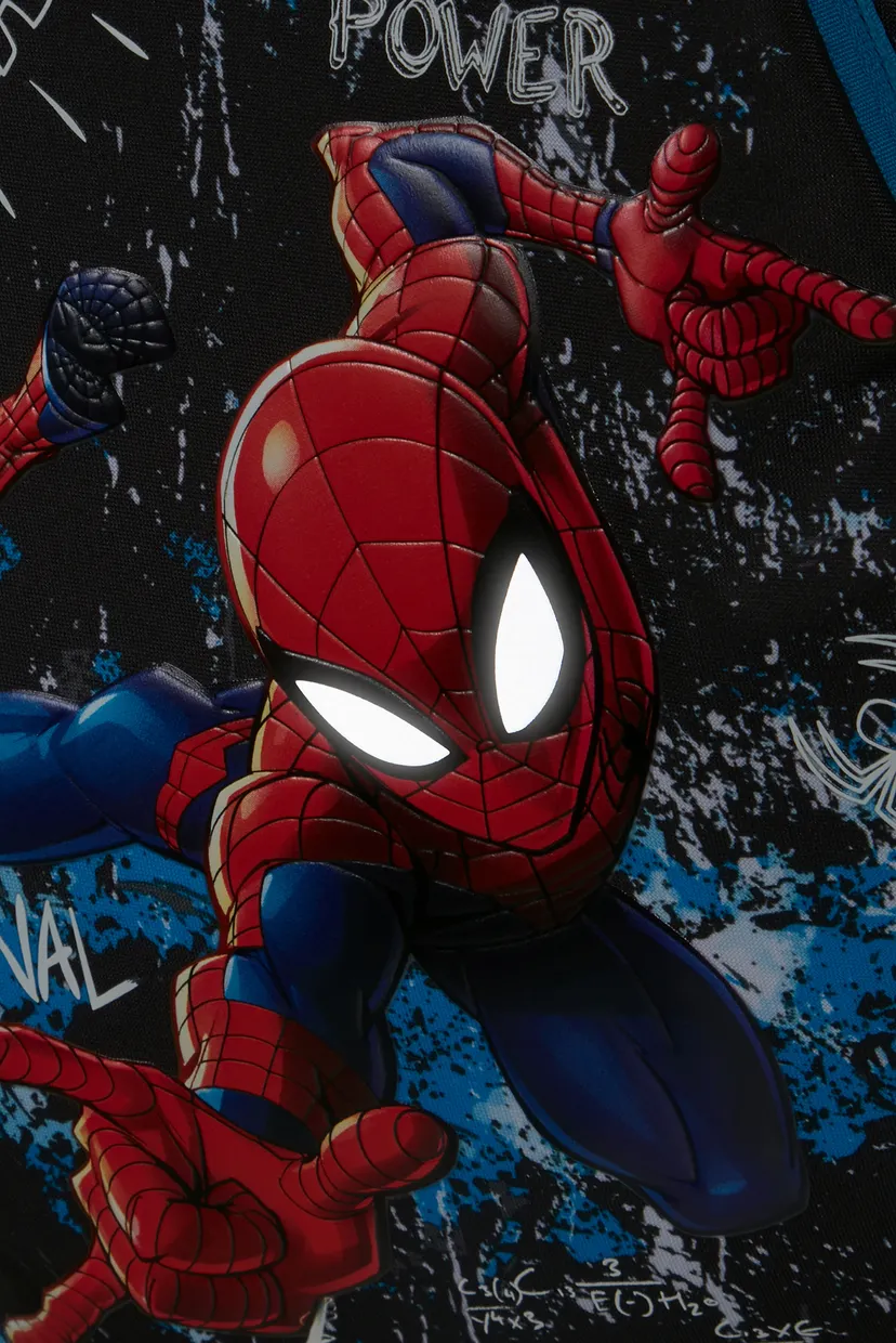 Детский черный рюкзак с узором SPIDERMAN MYSTERY 6