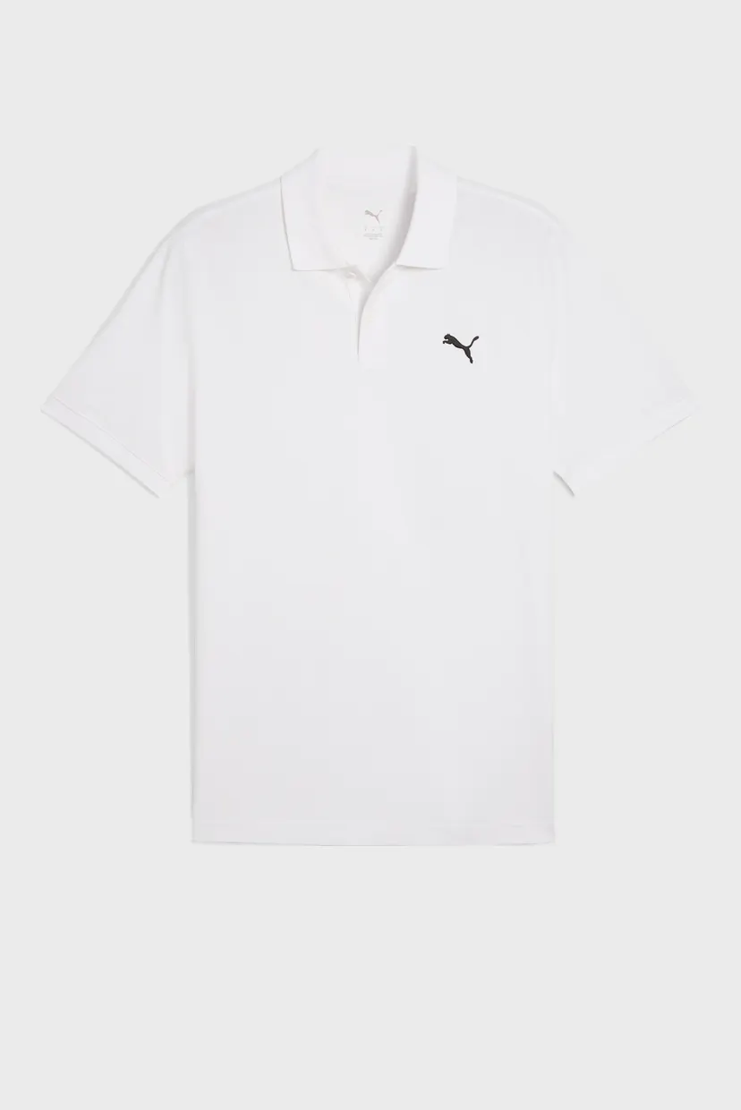 Мужское белое поло Essentials Pique Polo Men 6