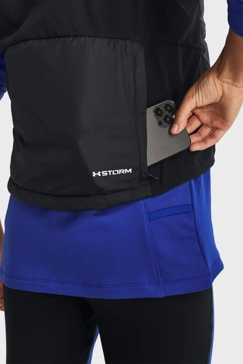 Жіночий чорний жилет UA STRM SESSION RUN VEST 4