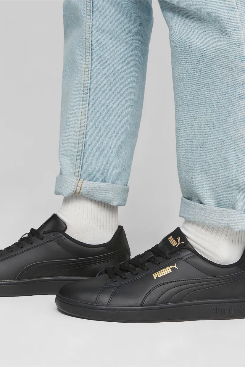 Черные кожаные сникерсы Smash 3.0 L Sneakers 7