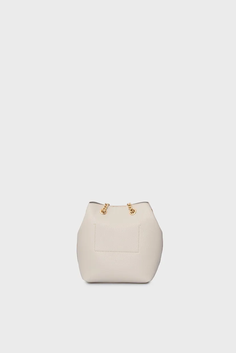 Женская белая сумка MINIMAL MONOGRAM 4