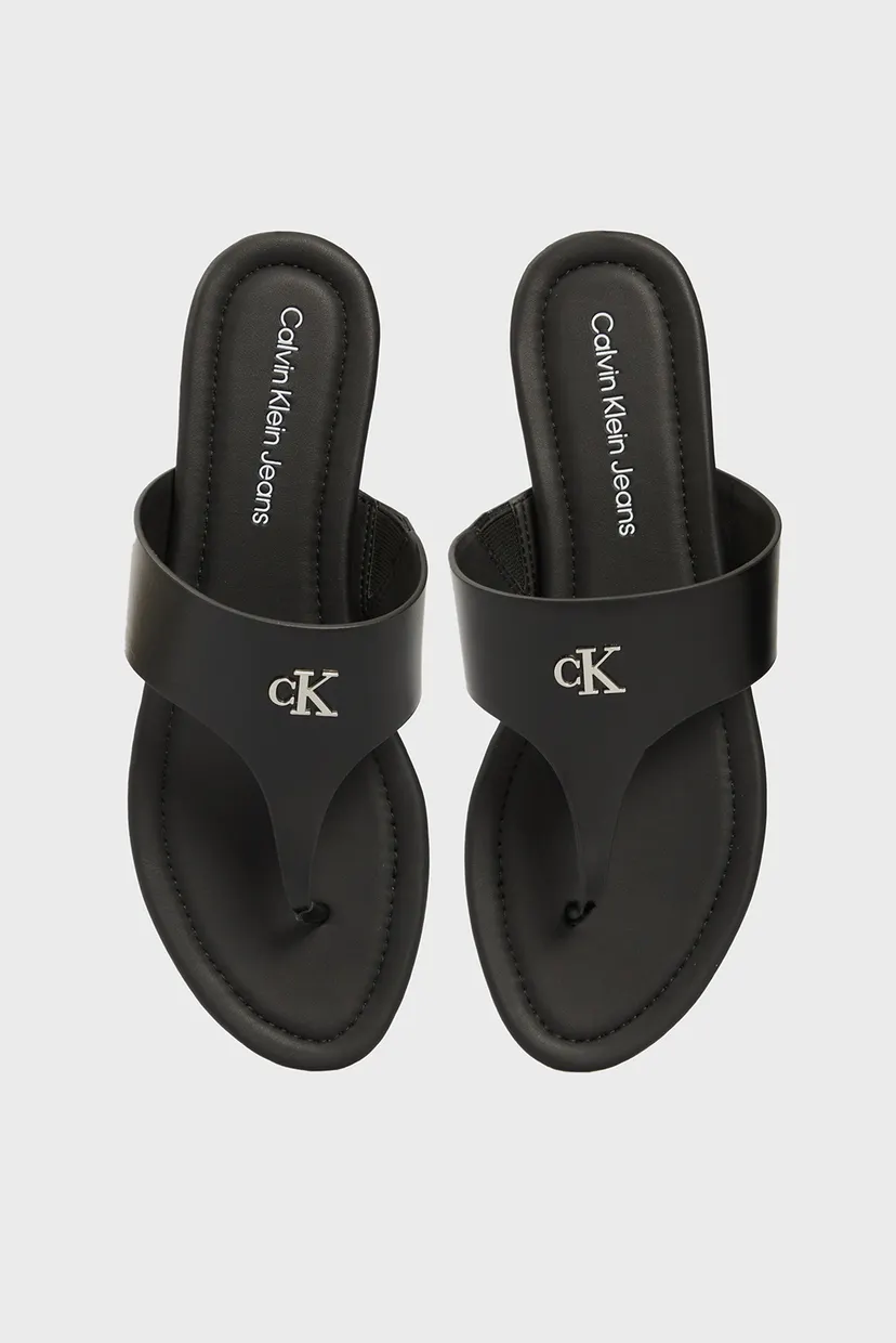 Жіночі чорні в'єтнамки FLAT SANDAL TOEPOST MG 4