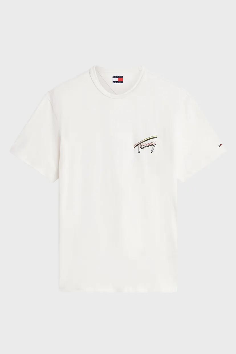 Мужская белая футболка RLX NOVELTY SS TEE 7