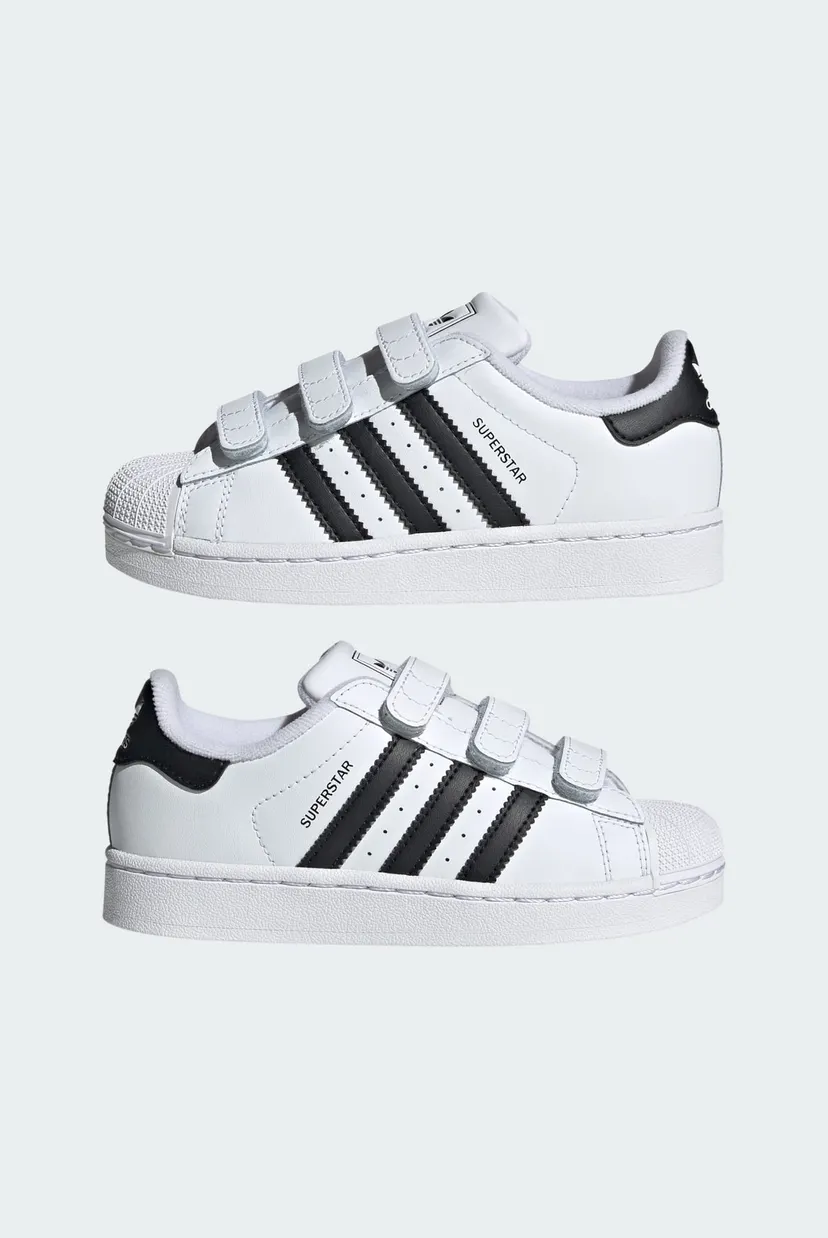 Дитячі білі снікерси Superstar II Comfort Closure Kids 7