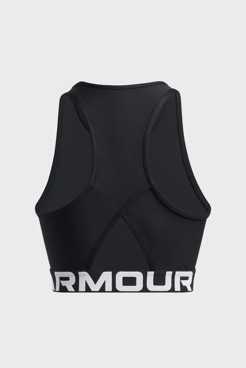 Жіночий чорний топ HeatGear Rib Tank 4