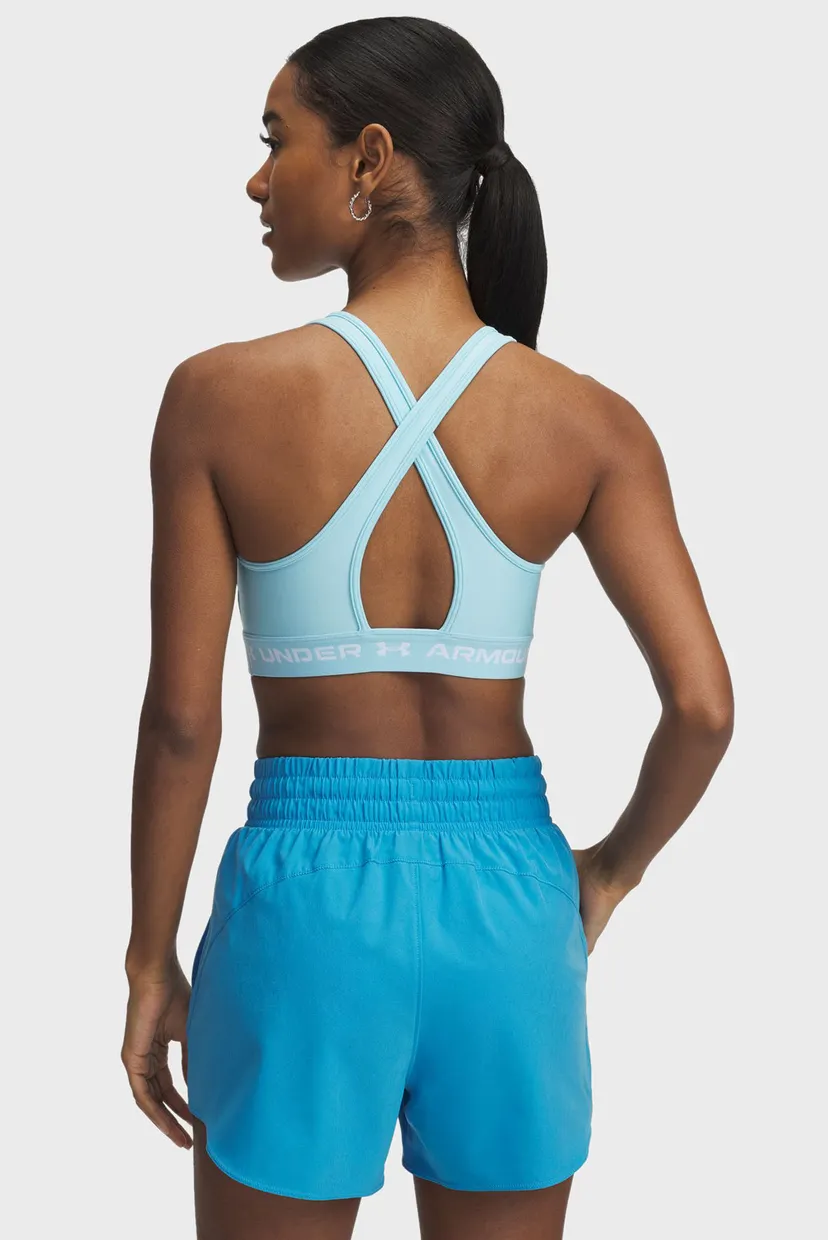 Женский голубой топ Crossback Mid Bra 10