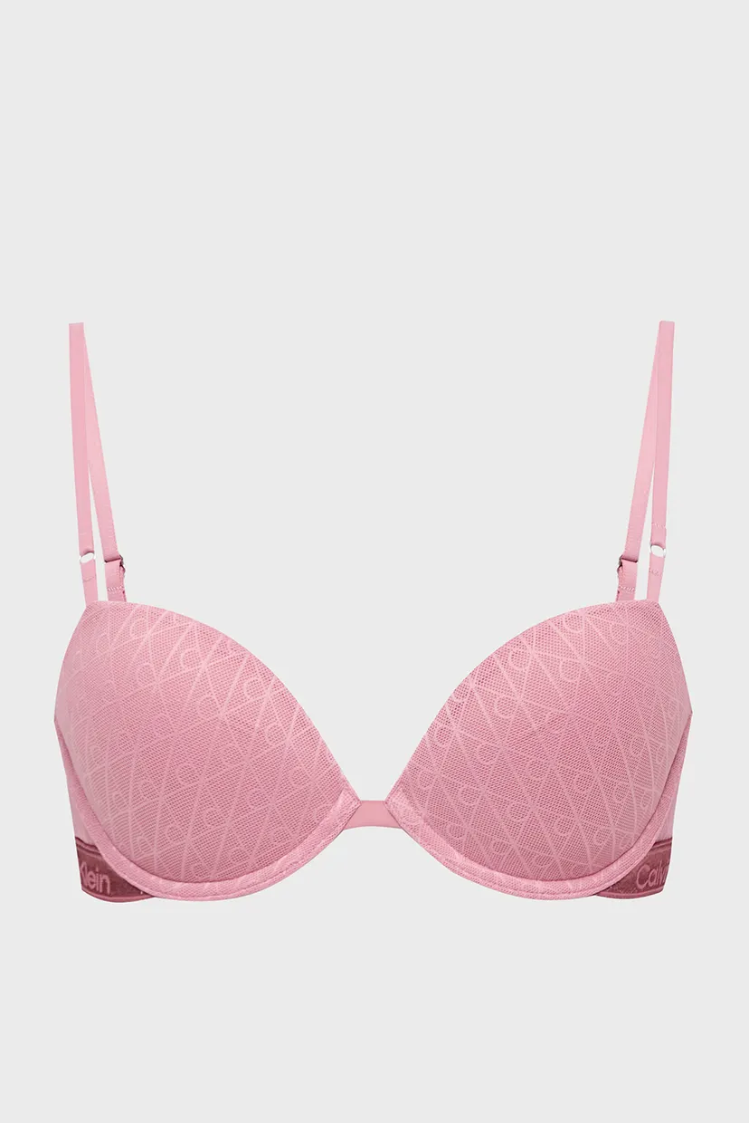 Женский розовый бюстгальтер с узором IGHTLY LINED DEMI 6