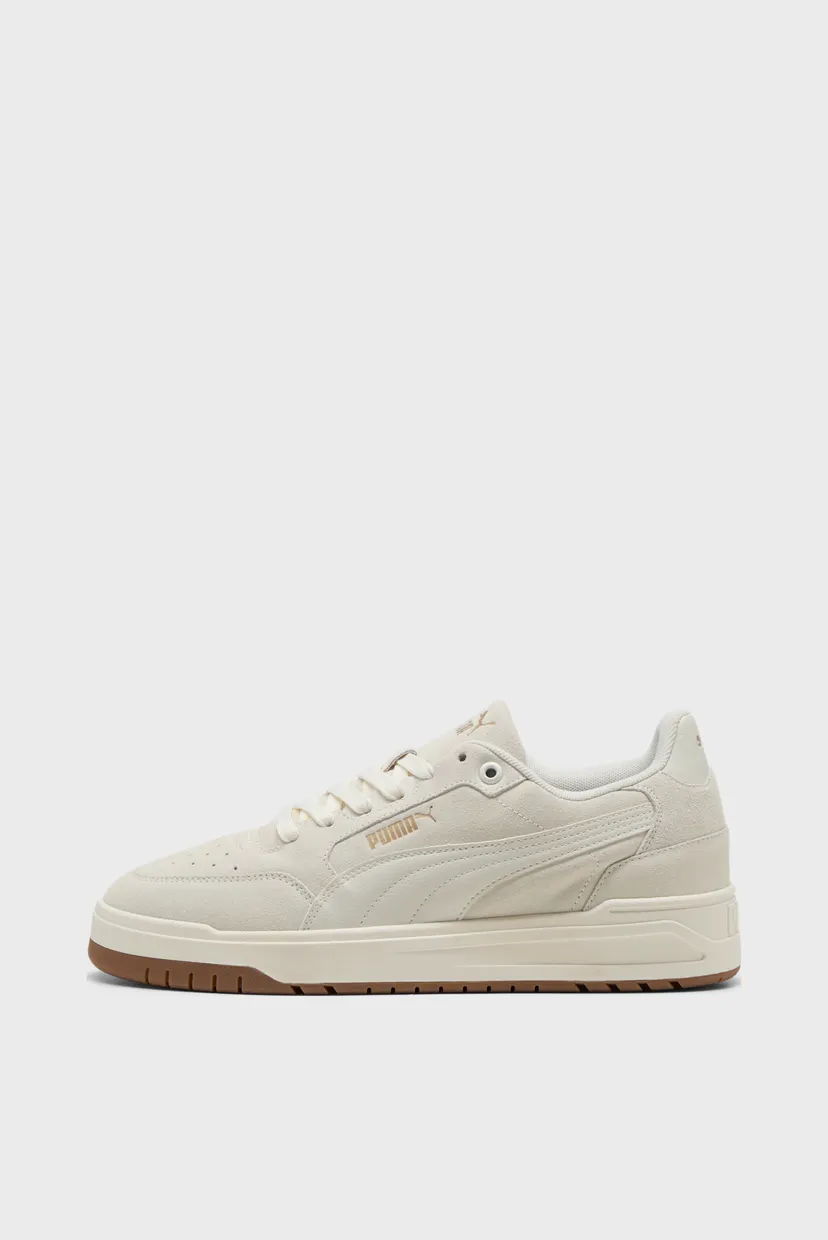 Білі замшеві снікерси Shuffle Downtown Sneakers Unisex 3