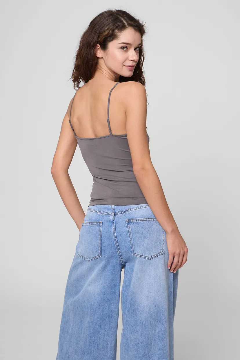 Женский серый топ 4