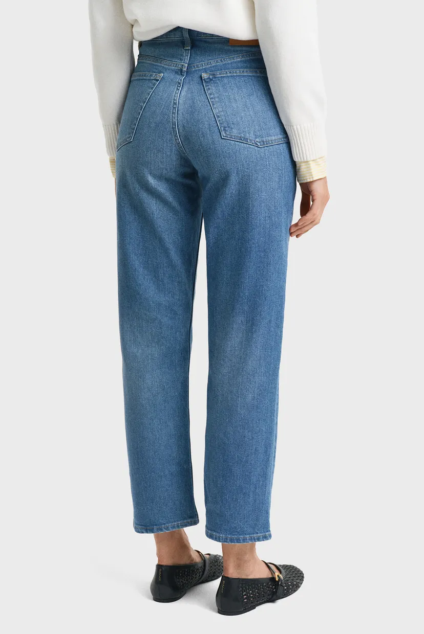 Жіночі сині джинси STRAIGHT LEG JEANS 3