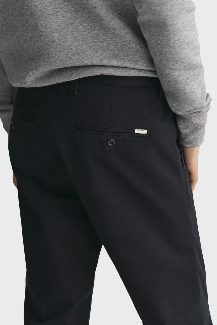 Мужские черные чиносы SLIM TWILL CHINOS 5
