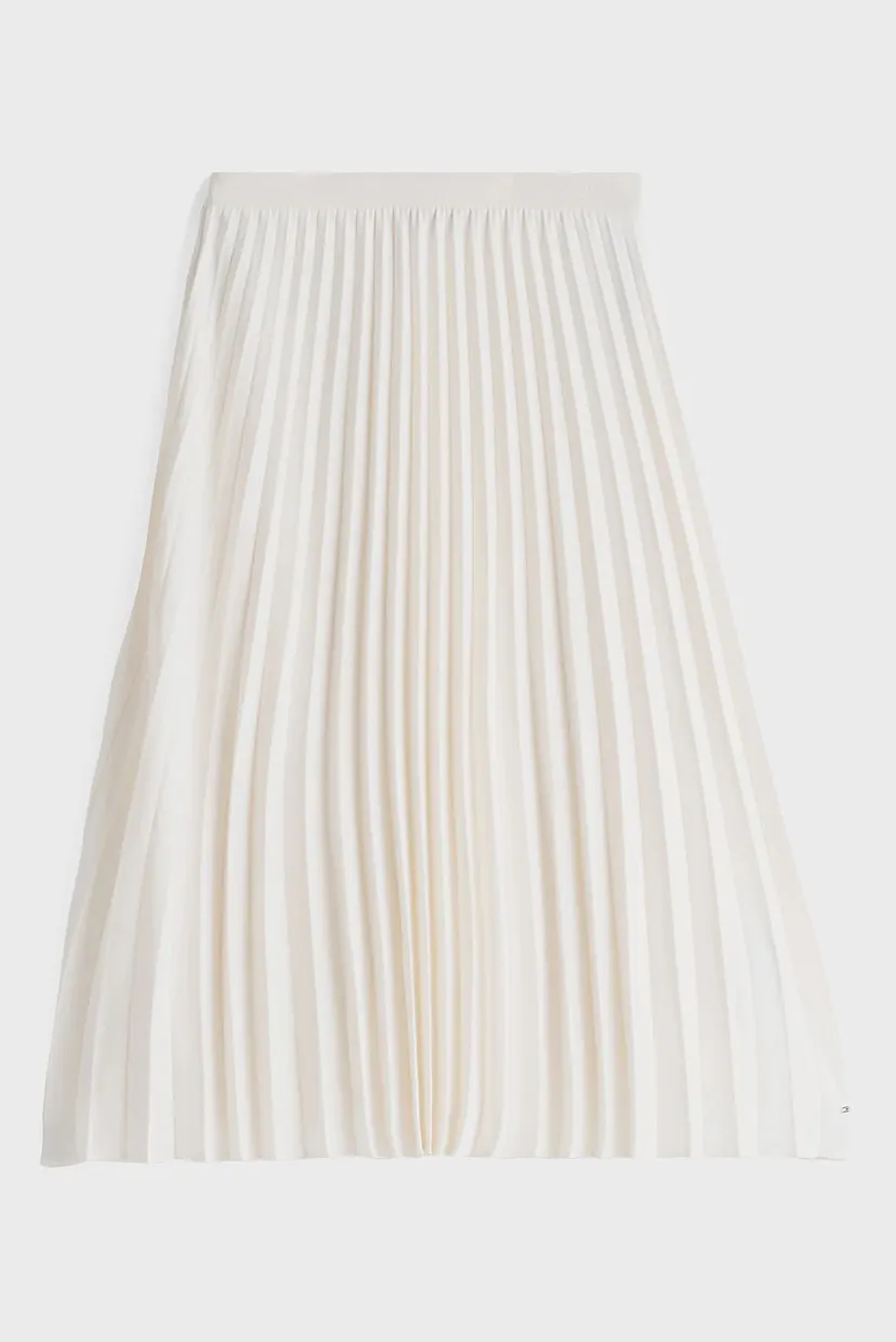Жіноча біла плісирована спідниця FLUID PLEATED PULL ON 5