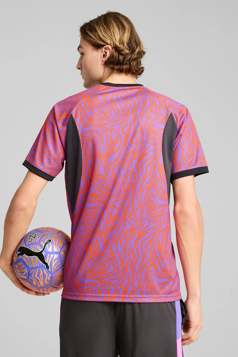 PUMA サッカーシャツ NAKAMURA 17 2024 Мужская розовая футболка с узором Neymar Jr Creativity Football