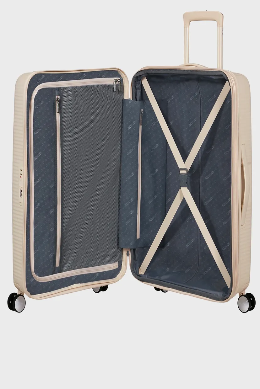 Бежевый чемодан 67 см SOUNDBOX COCONUT SAND 5