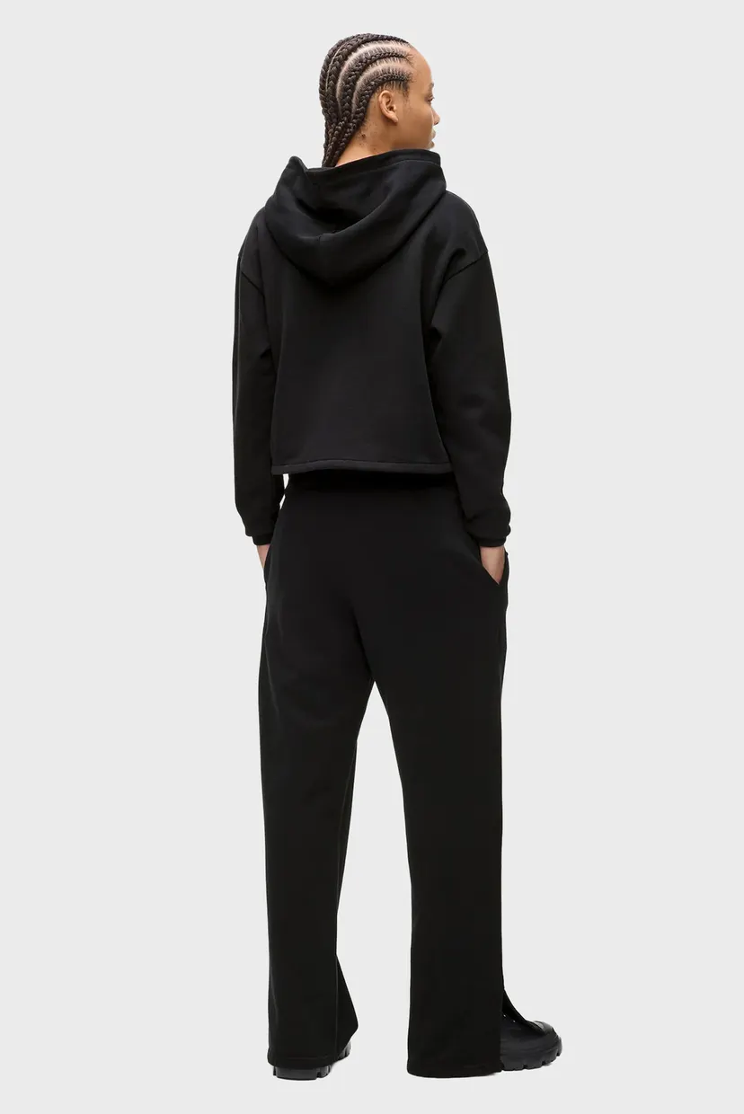 Женские черные спортивные брюки studded logo 3