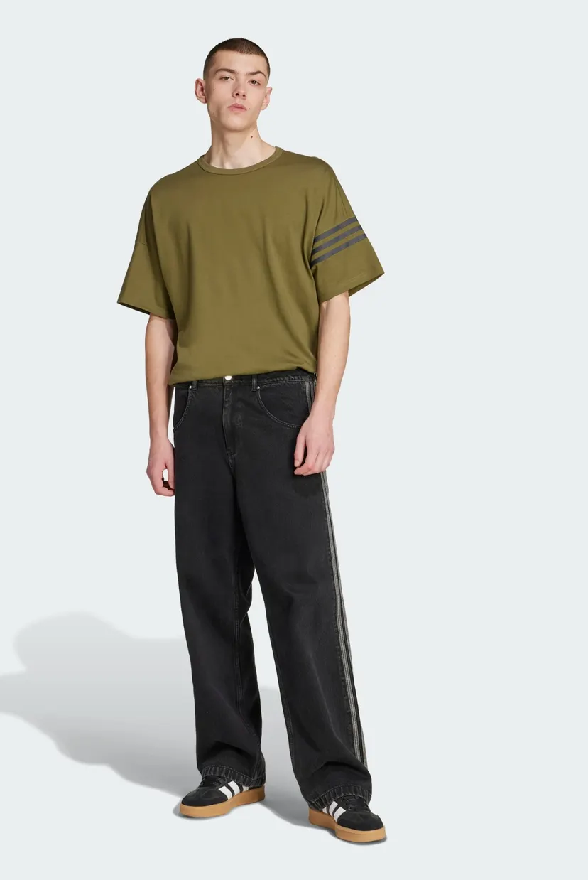 Мужская оливковая футболка Neuclassics adidas HZ3697 — MD-Fashion