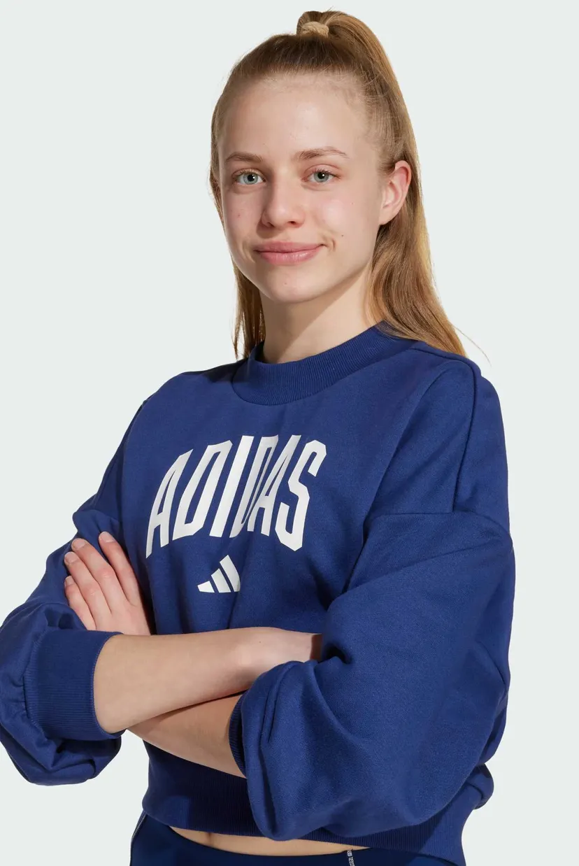 Дитячий темно-синій світшот Seasonals Essentials Collegiate Typography Crewneck Kids 4