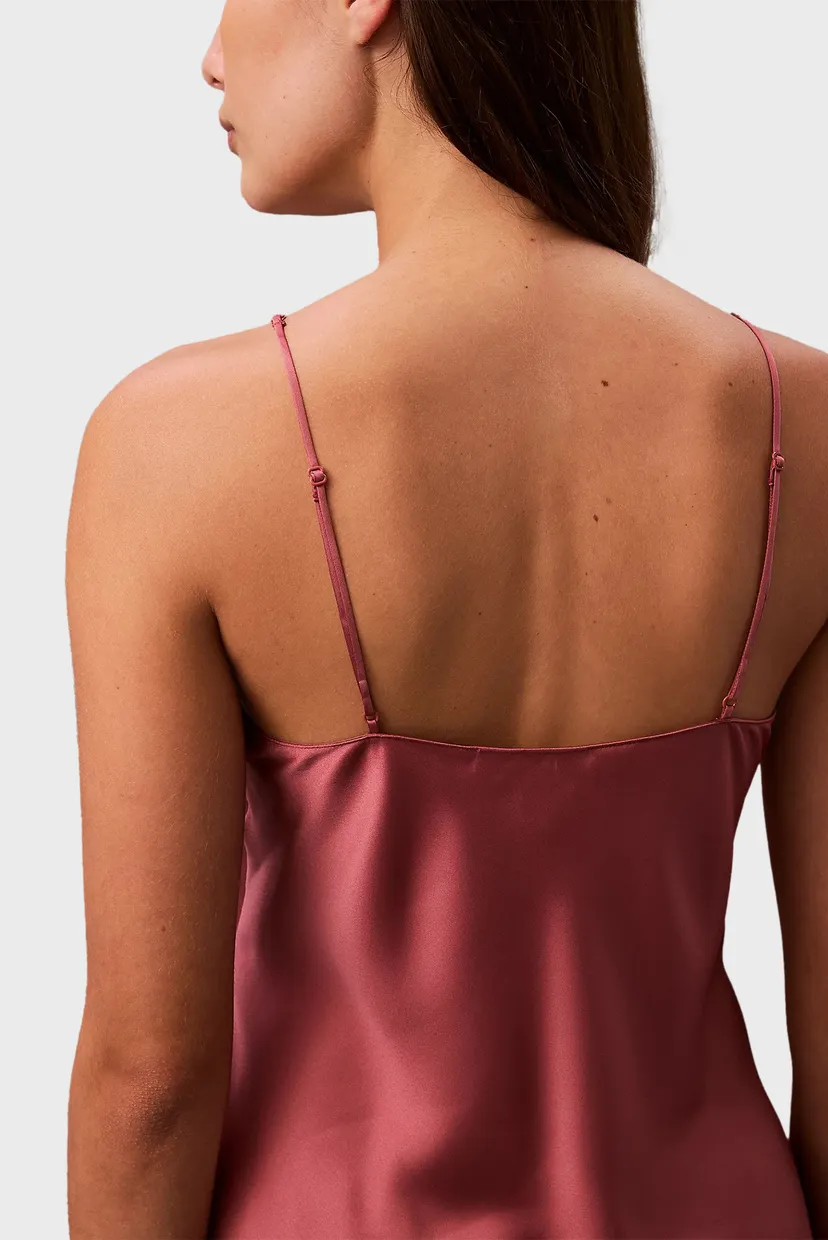 Жіночий кораловий топ SATIN CAMI 5