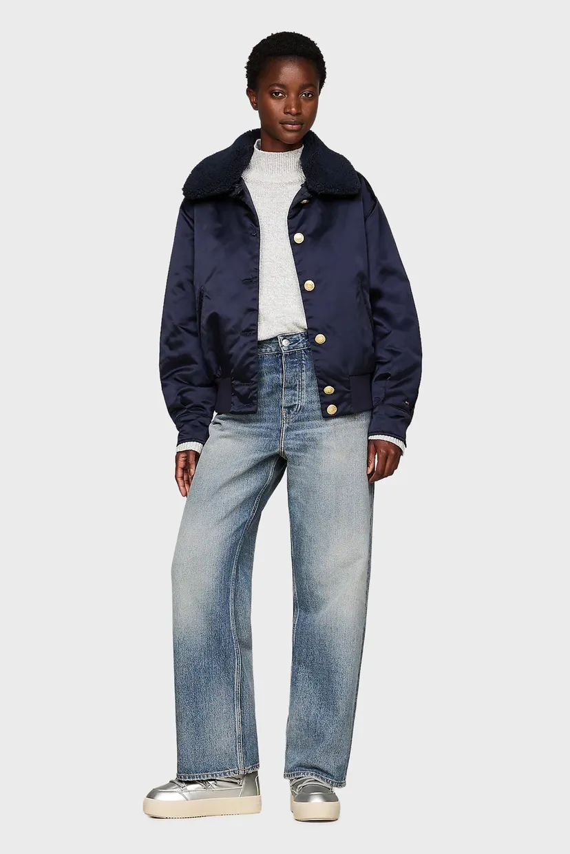 Женские серебристые дутики LACE-UP METALLIC SNOWBOOT 6