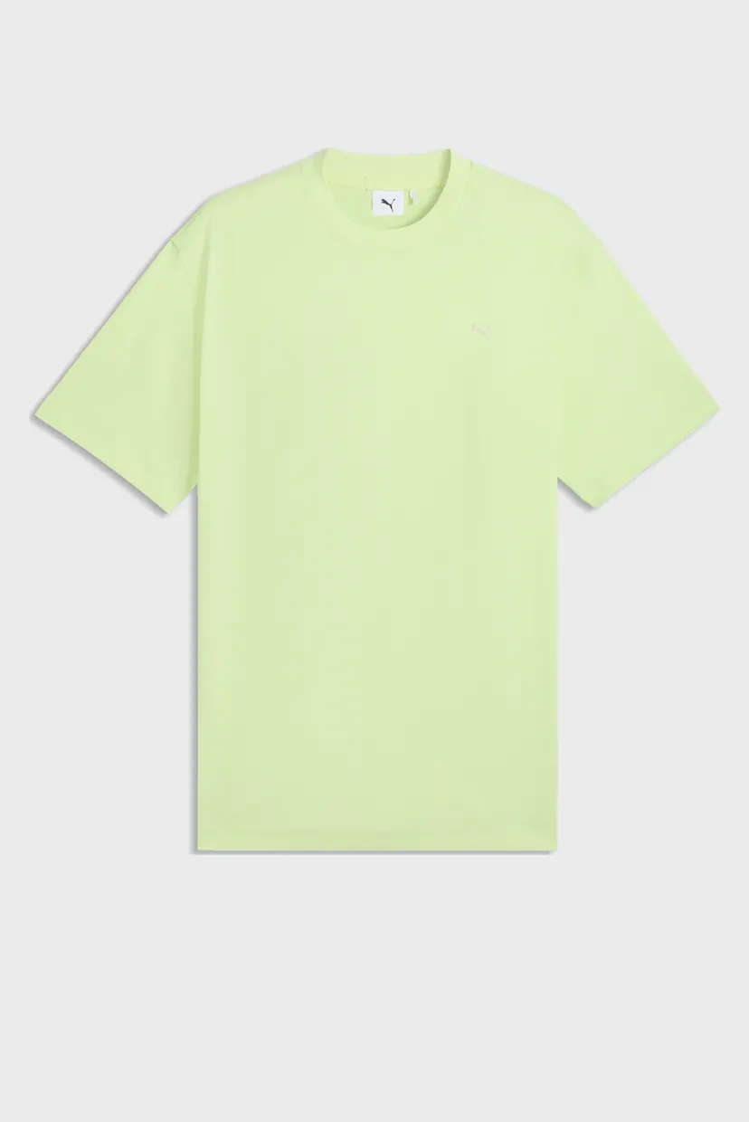 Мужская салатовая футболка Select Essentials Tee Men 4