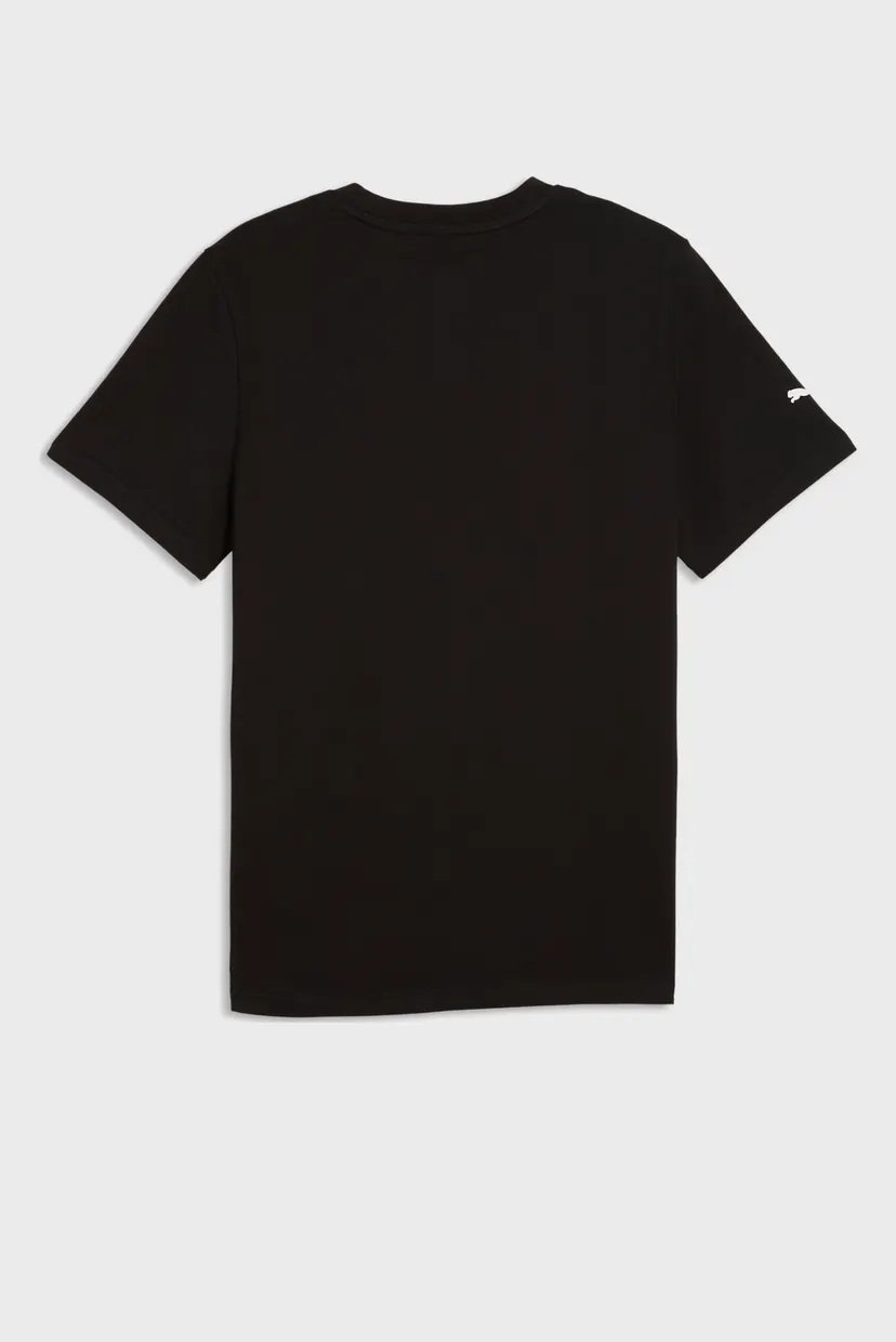 Мужская черная футболка Scuderia Ferrari Coloured Shield Tee Men 5