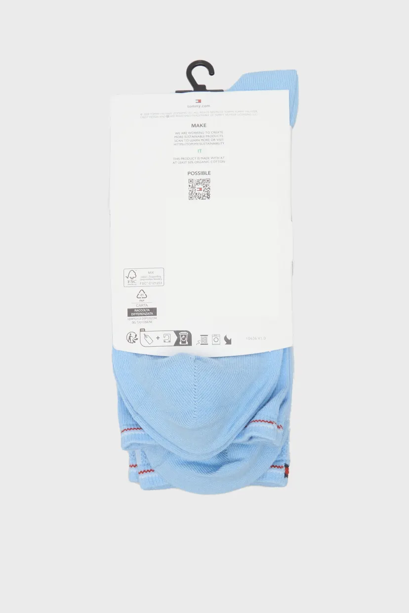Жіночі блакитні шкарпетки (2 пари) TH WOMEN SOCK  REFINED CABLE 3