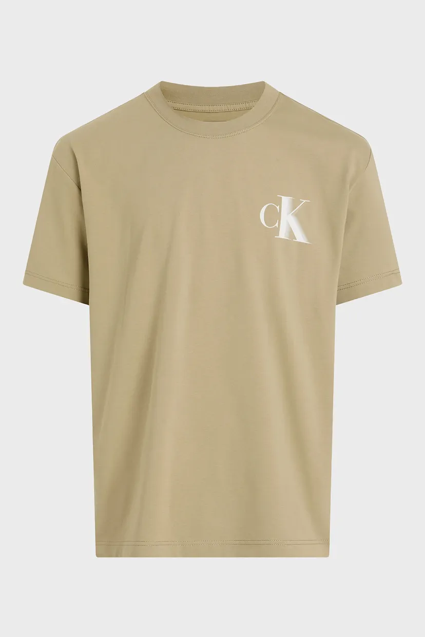 Чоловіча бежева футболка BOLD CK TEE 6